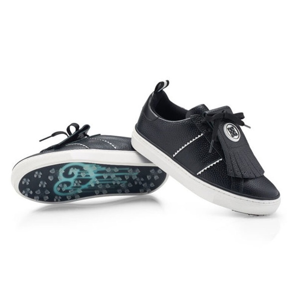 G/Fore Shoes - G/Fore G4 Gfore Kiltie Disruptor onyx black golf shoe